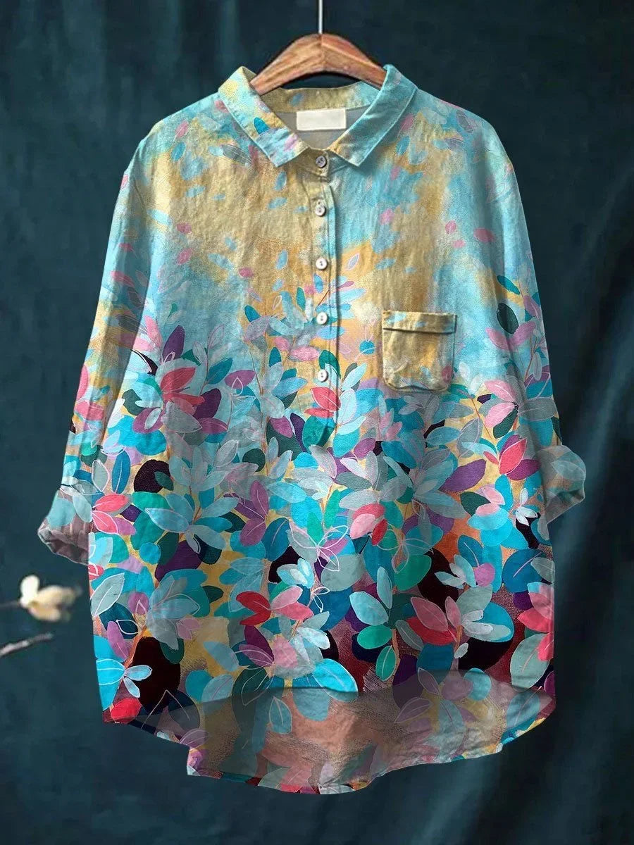 Olga - Blouse à Fleurs Légère