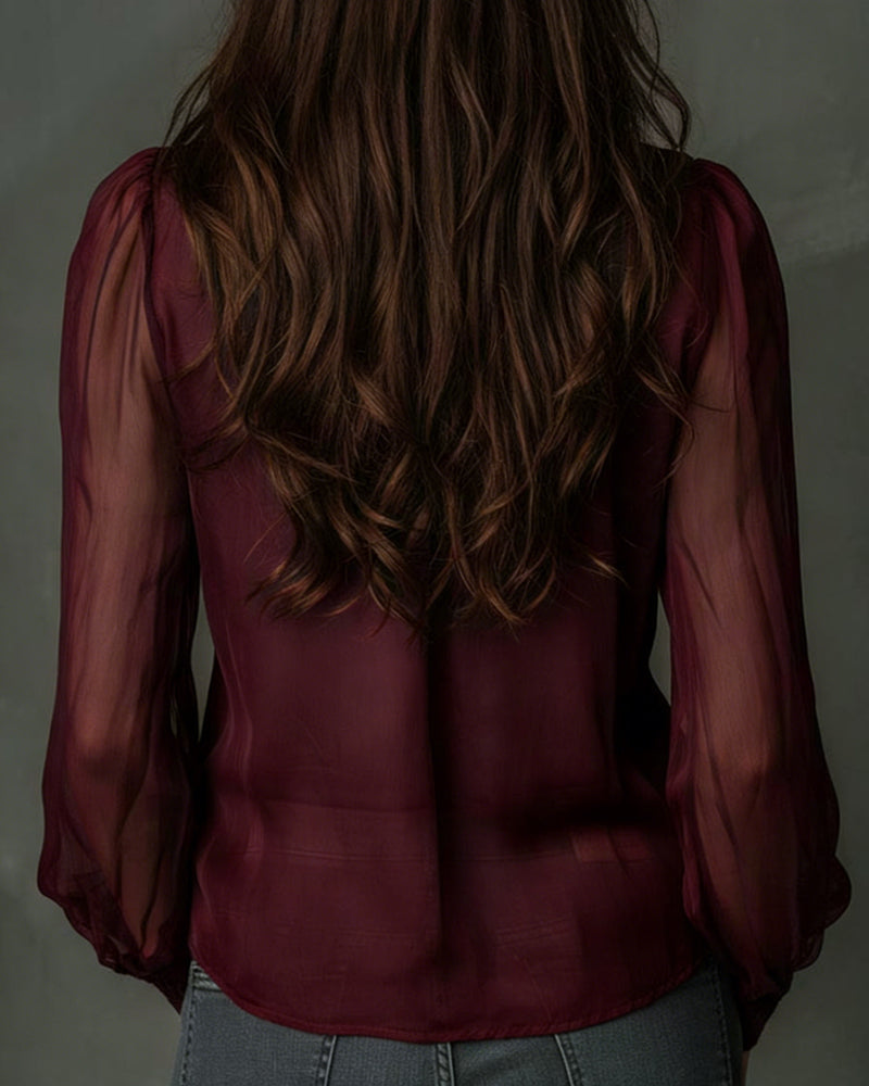 LA JACKY - BLOUSE À 1/2 ZIP