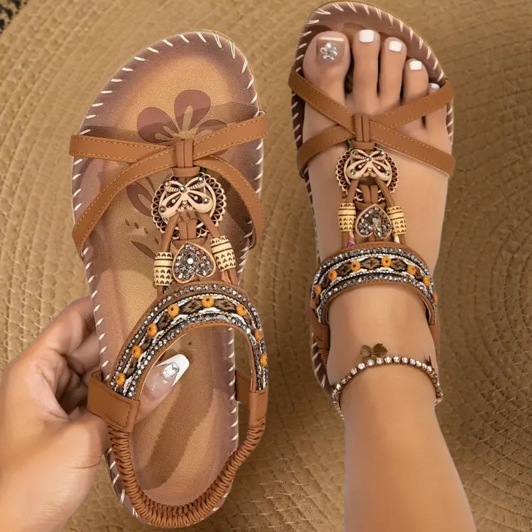 Nada | Sandales de style Ibiza alliant confort et élégance