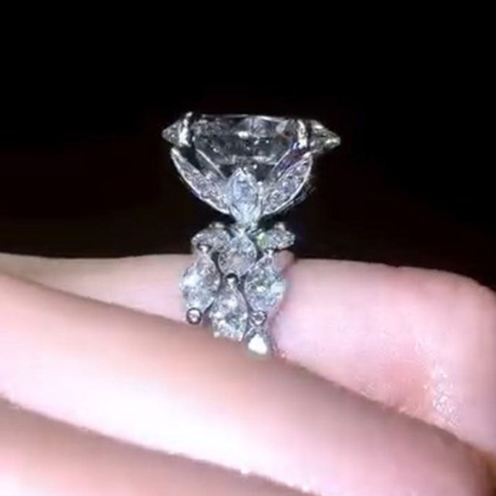 Soukaina™ | Ensemble de fiançailles 3 pièces ovale marquise