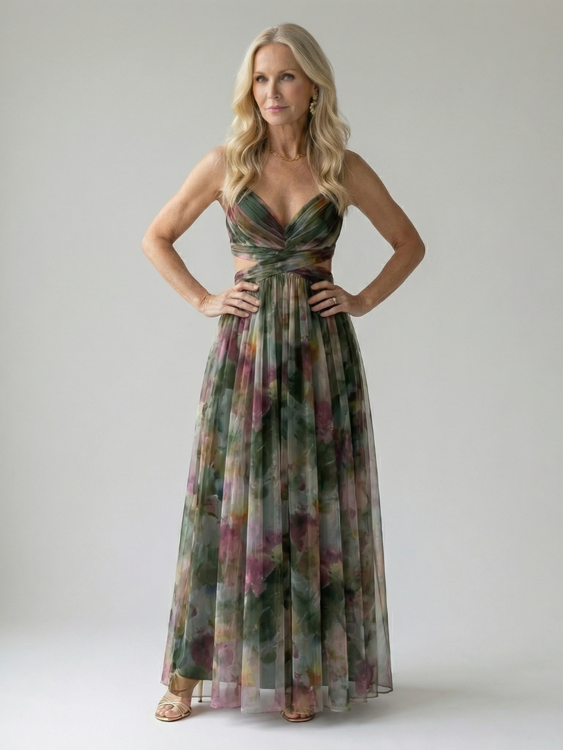 Isel | Robe Maxi Croisée Douce