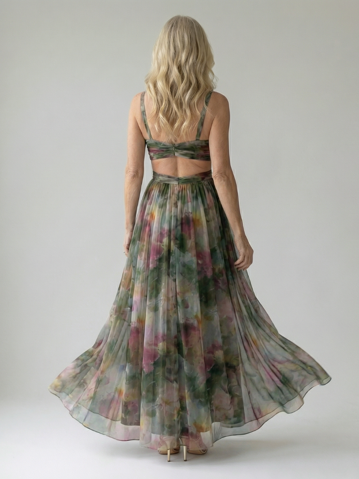 Isel | Robe Maxi Croisée Douce