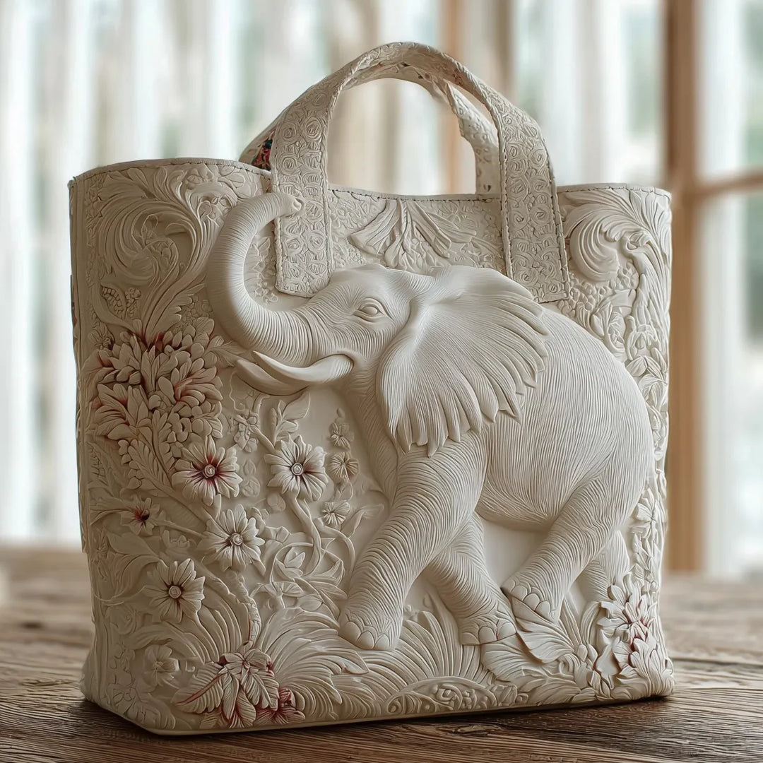 Sac Artisanal avec Éléphants