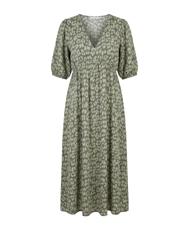 Robe A-Ligne à Col V