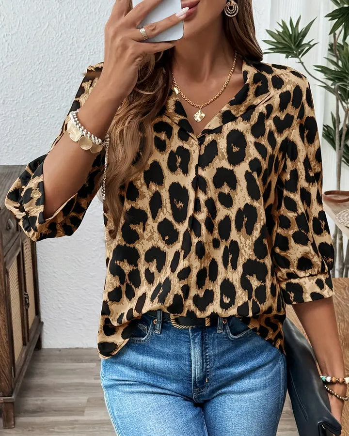 LA ROSALYN - BLOUSE À MANCHES 3/4