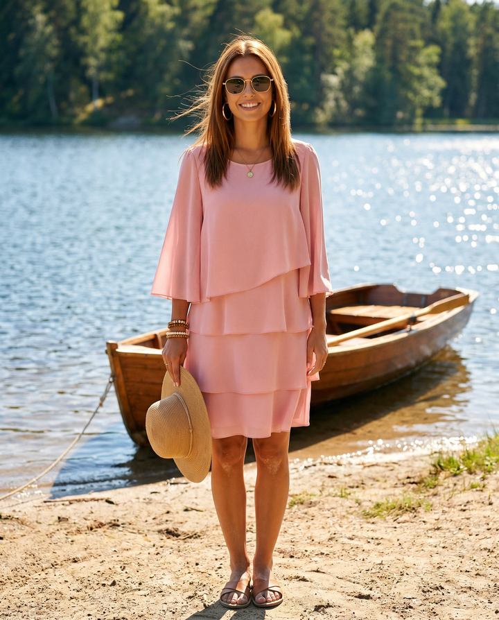 Robe à volants légers