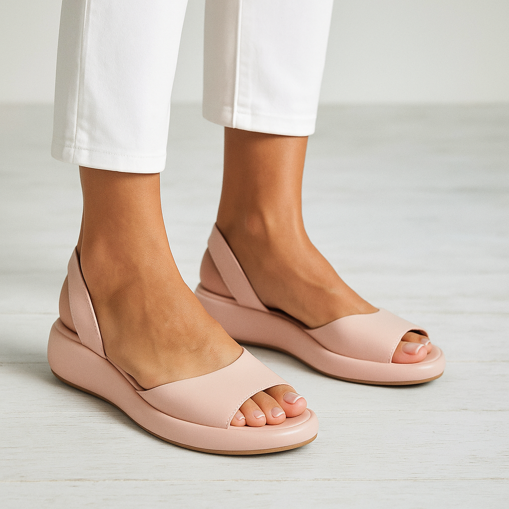 Sandales Élégantes et Confortables Roses