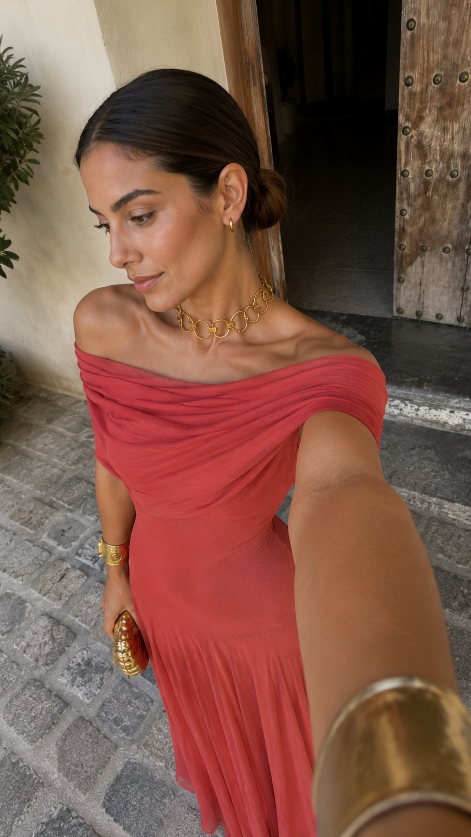 Robe Toledo en Terracotta Clair