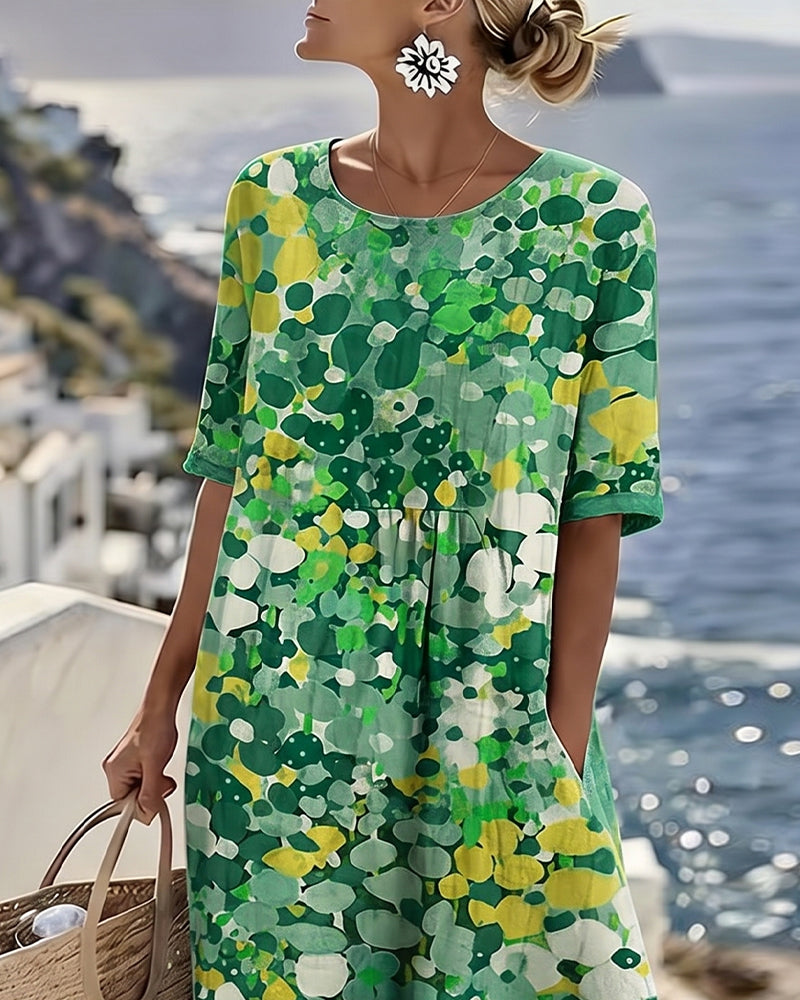 Fleuré - Robe Midi Imprimée