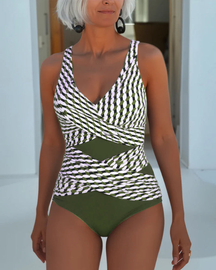 Ashley™ | Maillot de bain à design croisé pour un style décontracté de complexe hôtelier