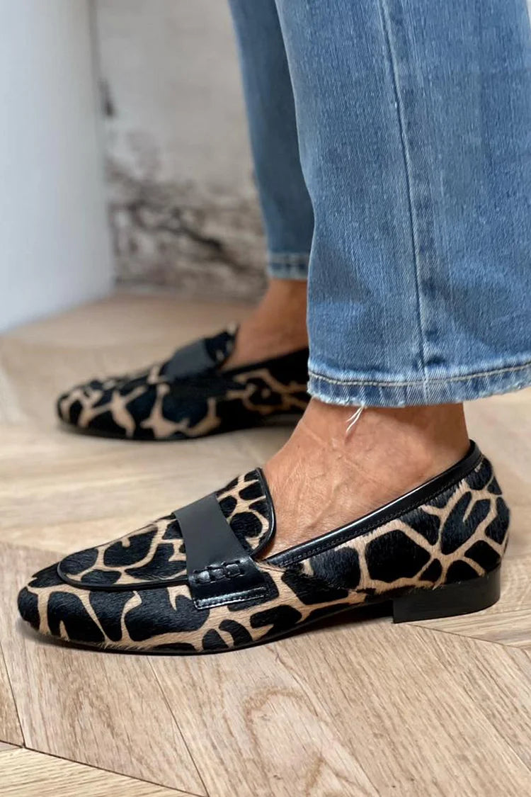 Sofia™ | Mocassins à motif animalier