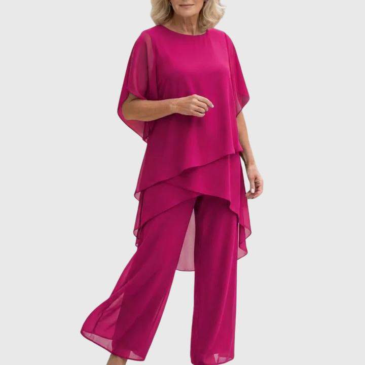 Linda | Ensemble palazzo drapé