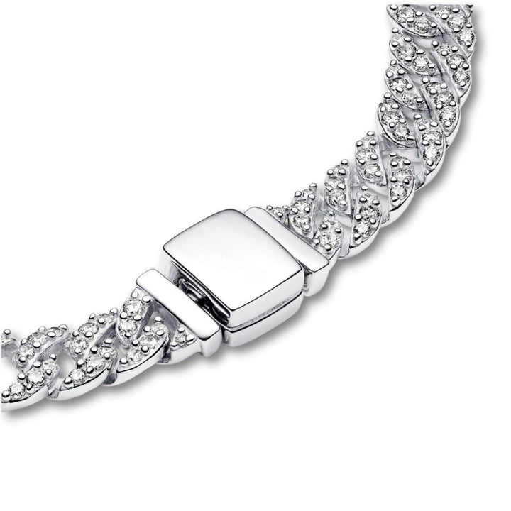 Jessenia™ | Bracelet cubain pavé d’or