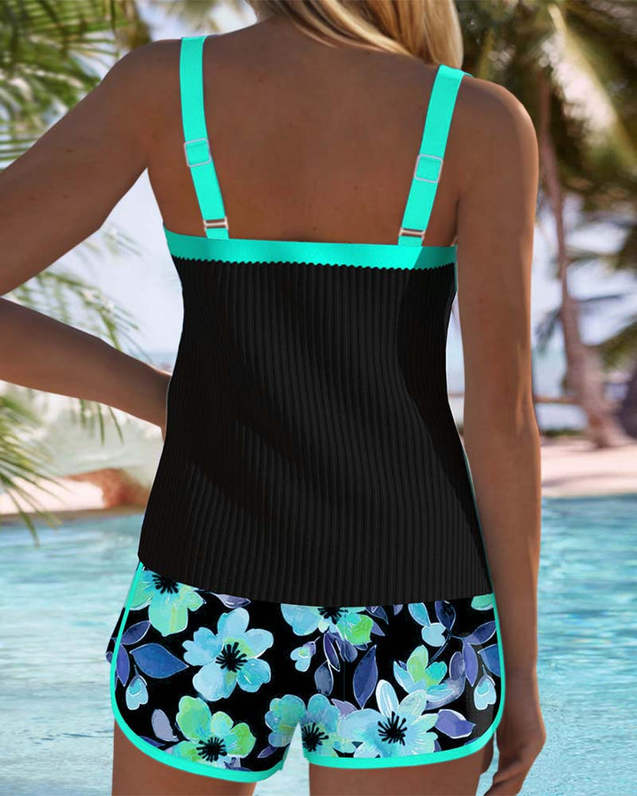 Laluna® | Ensemble Tankini Élégant à Deux Pièces