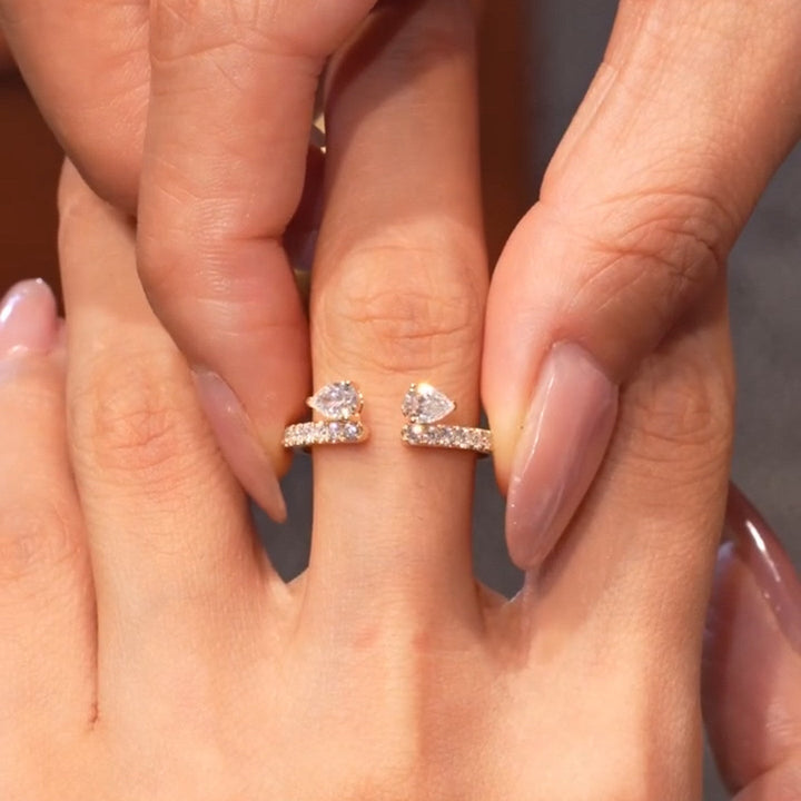 Evelina™ | Ensemble de mariage ovale 2 bagues