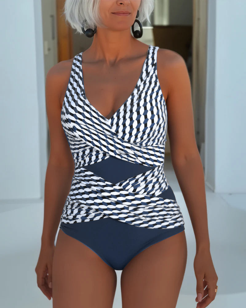 Ashley | Maillot de bain avec design croisé pour tenue décontractée de resort