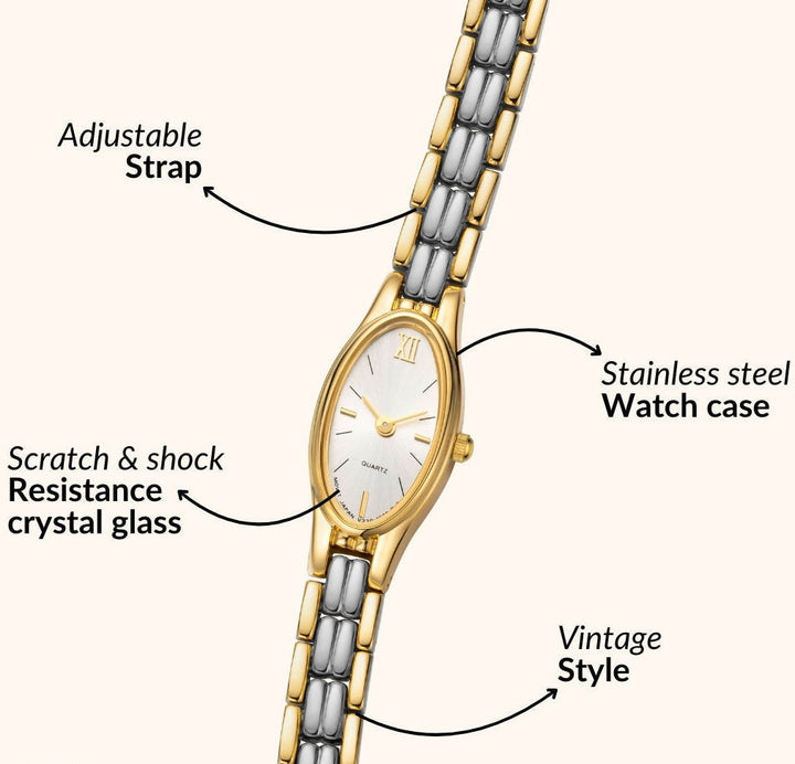 Bellatrix™ | Montre-bracelet bicolore