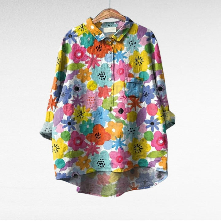 Esmée™ | Blouse florale artistique