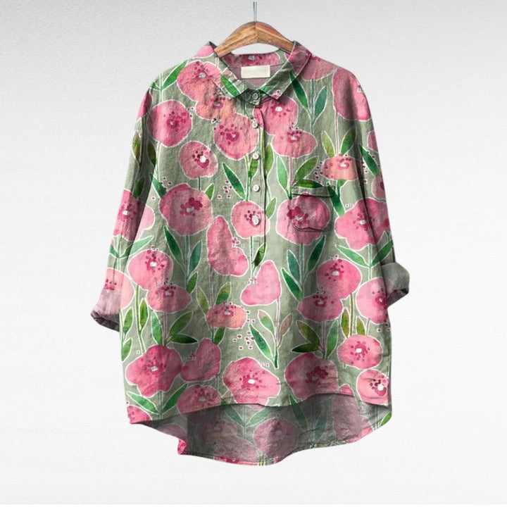 Esmée™ | Blouse florale artistique