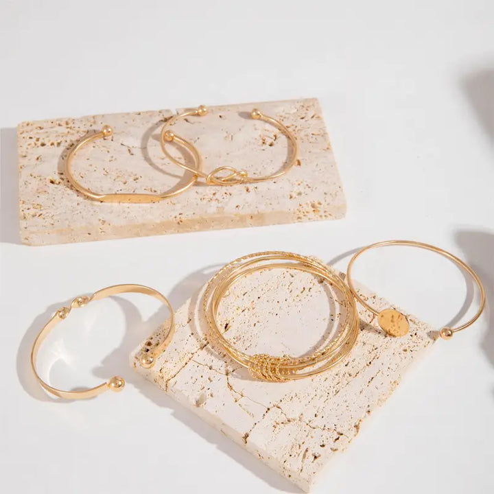 Nereida™ | Ensemble élégant avec bracelet en or