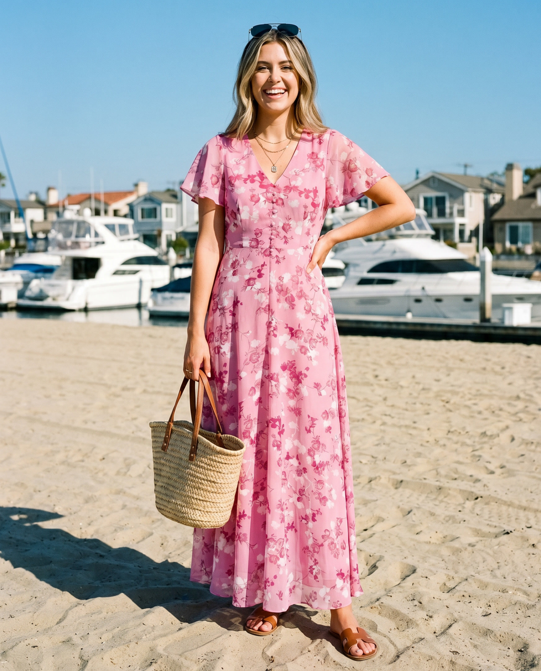 Robe Wrap Flottante