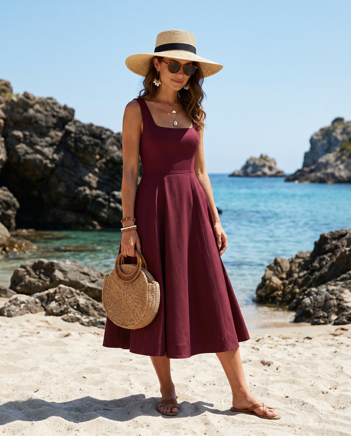 Robe à Cadre Aiguisé