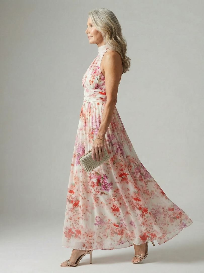 Elyon | Robe Maxi Fluide Fleurie