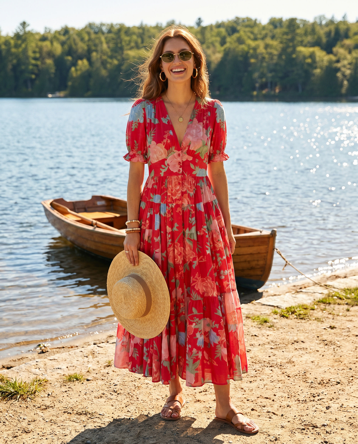 Robe Imprimée Champêtre