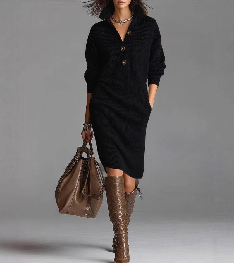 Diane™ | Robe d'hiver élégante à boutons
