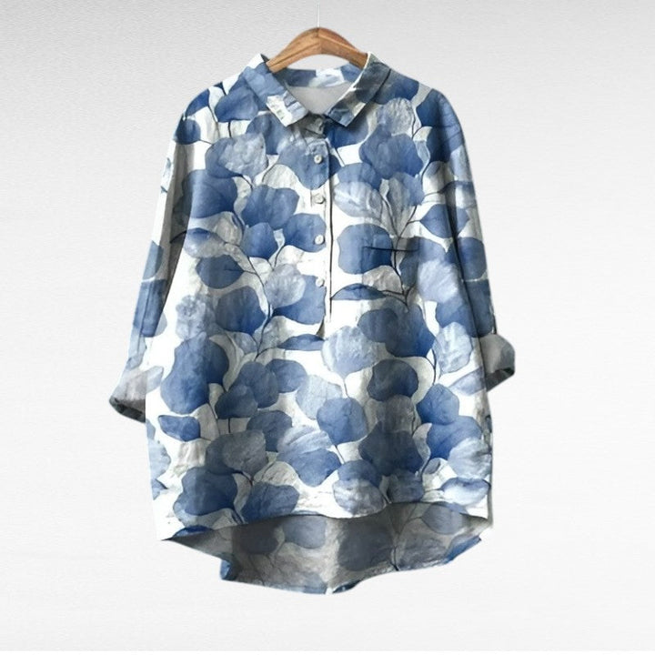 Solène™ | Blouse florale élégante