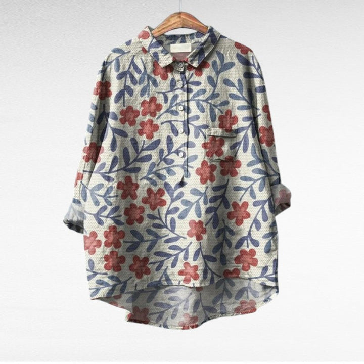 Séraphine™ | Blouse florale artistique