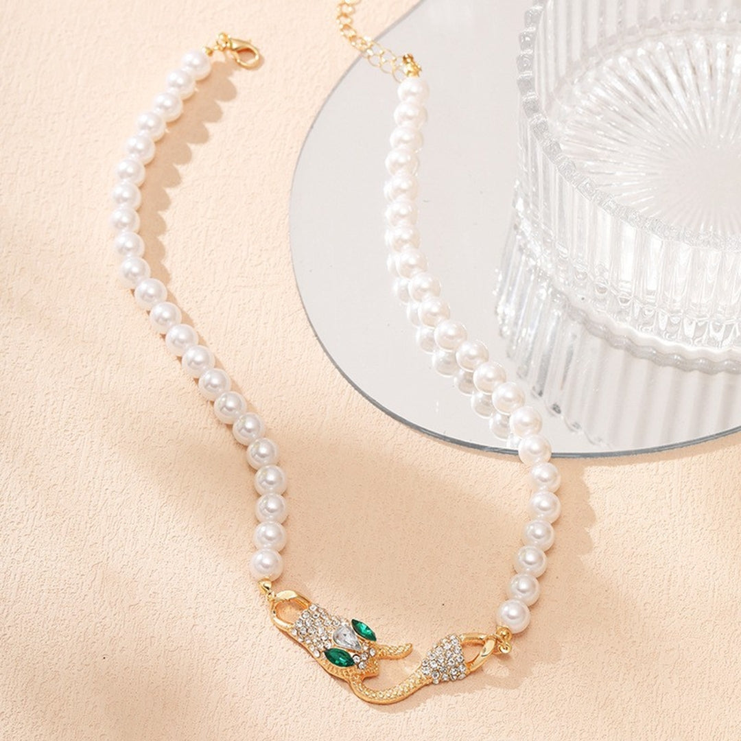Aline™ | Collier serpent de perles