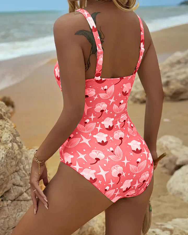Clara™ | Tankini imprimé une pièce