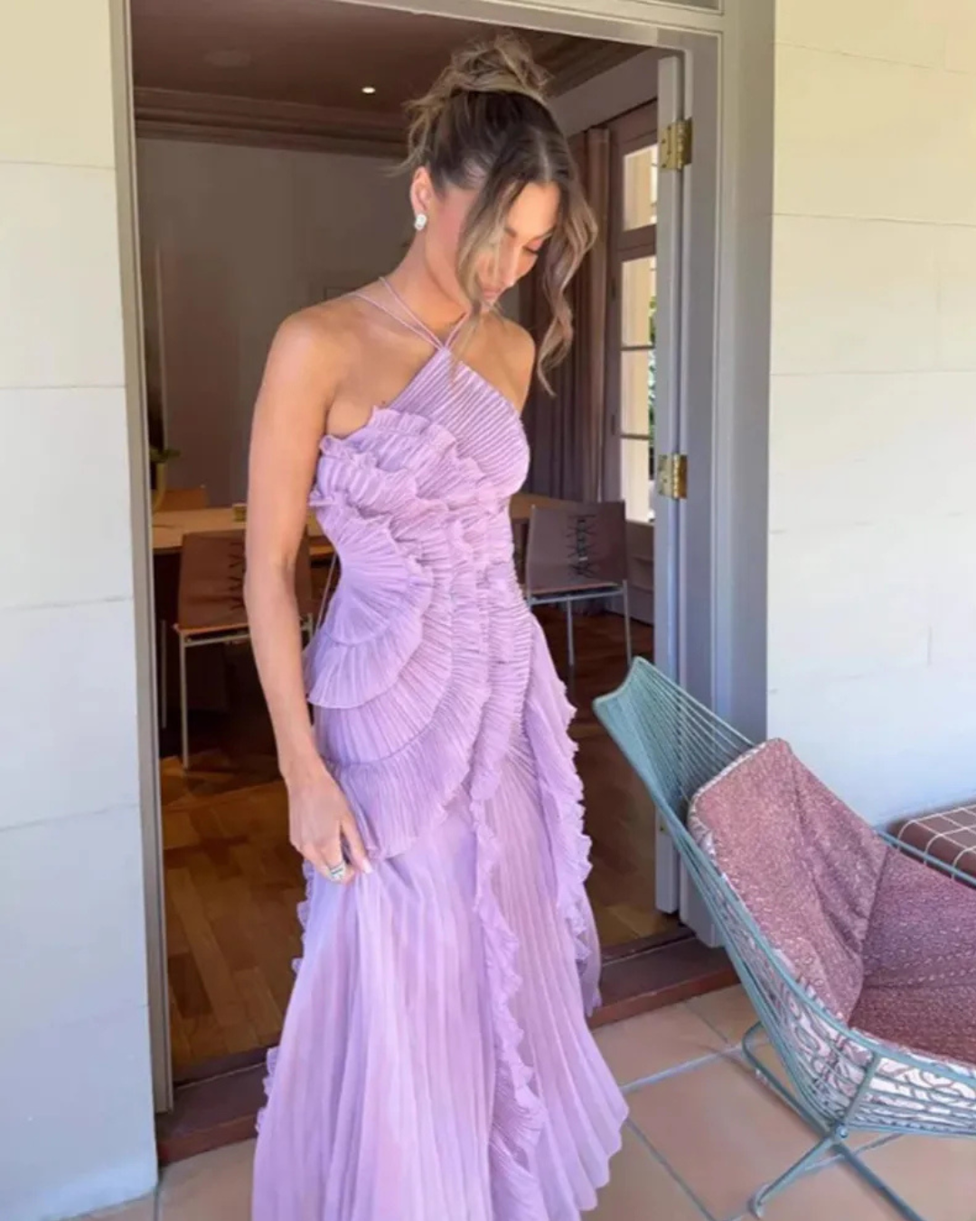 Robe de Nuit Plissée