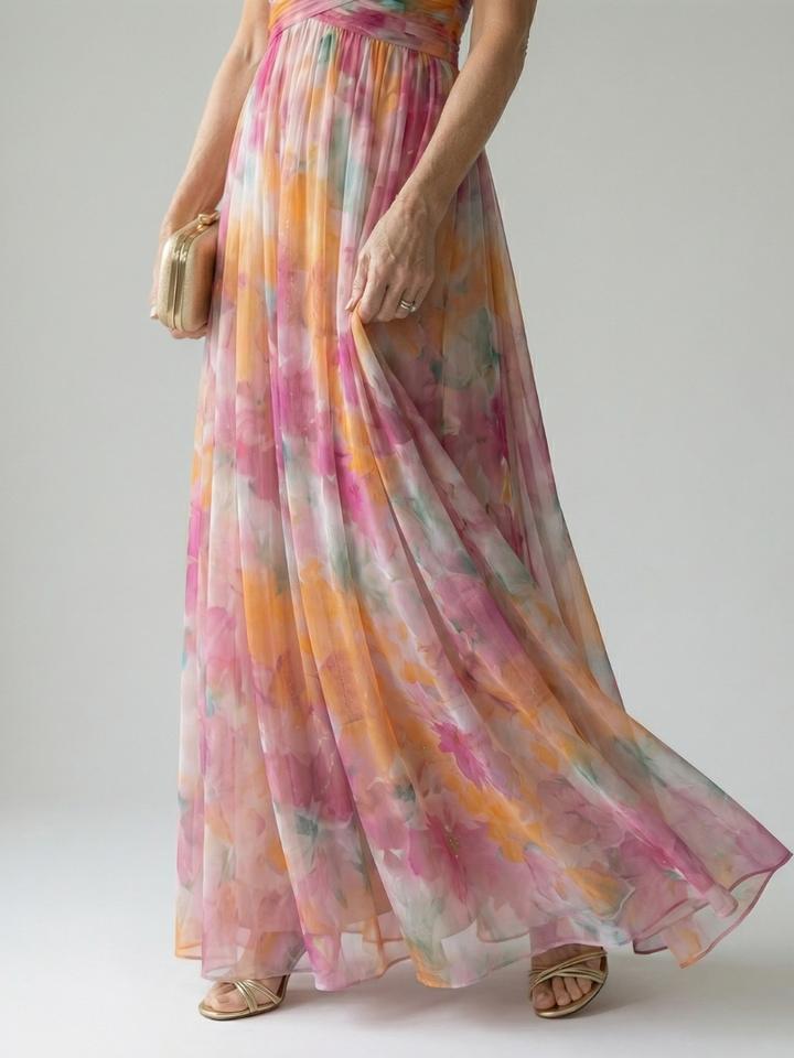 Isel | Robe Maxi Croisée Douce