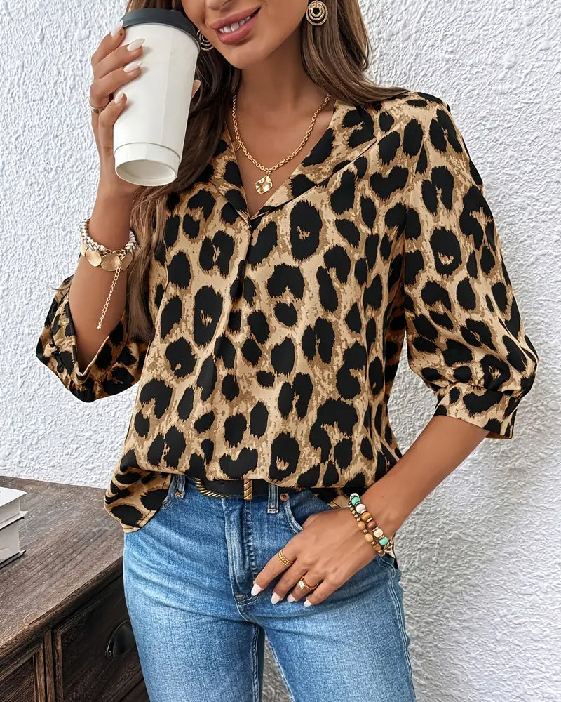 LA ROSALYN - BLOUSE À MANCHES 3/4