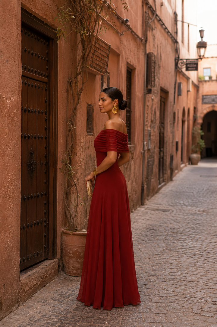 Robe de Toledo en terracotta