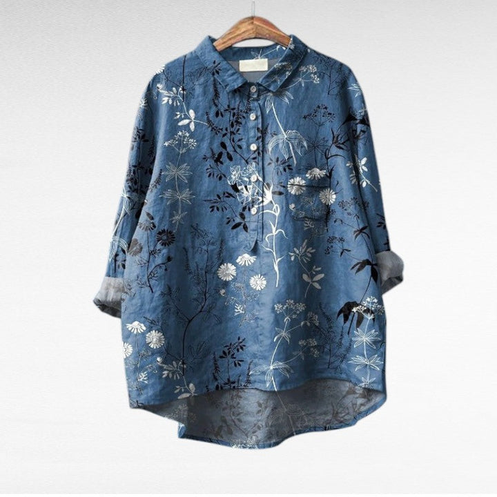 Séraphine™ | Blouse florale artistique