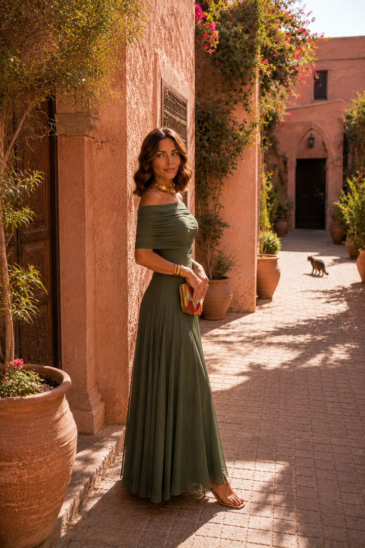 Robe de Toledo en vert
