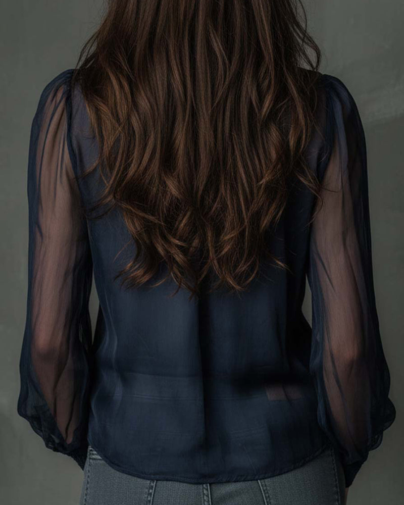 LA JACKY - BLOUSE À 1/2 ZIP