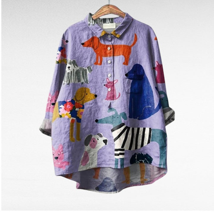 Lison™ | Blouse ludique animalière