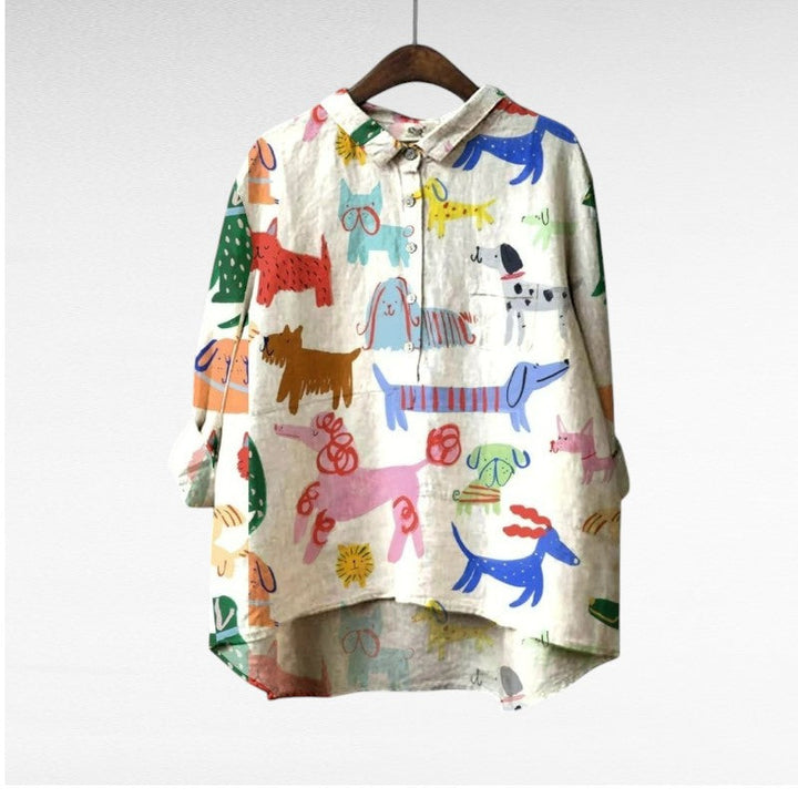 Lison™ | Blouse ludique animalière