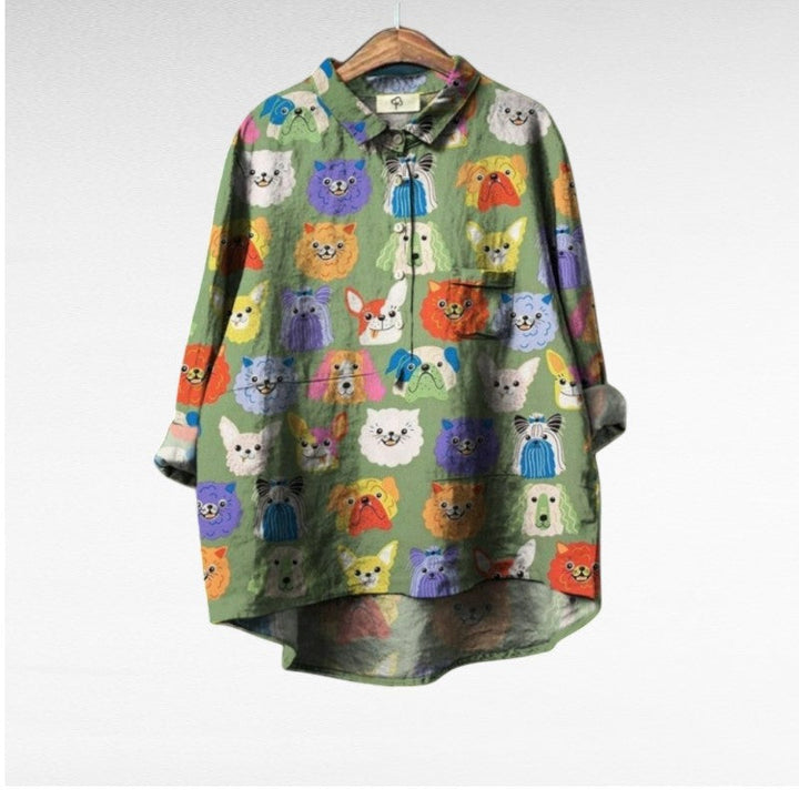 Lison™ | Blouse ludique animalière