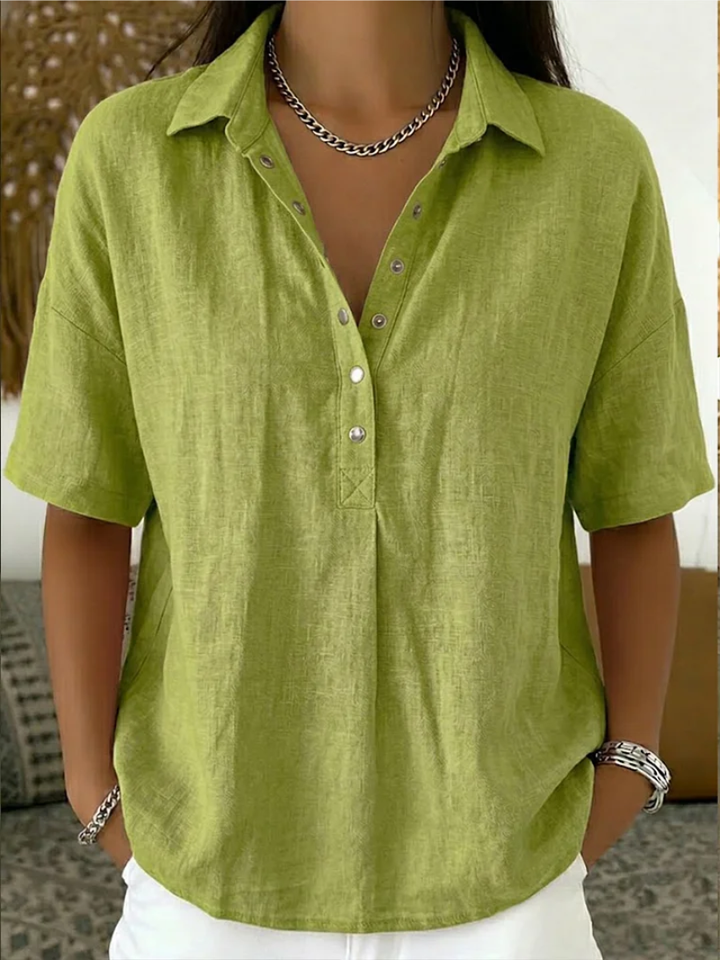 Willow | Blouse avec Col et Boutons