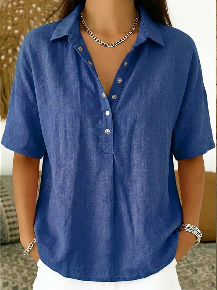 Willow | Blouse avec Col et Boutons