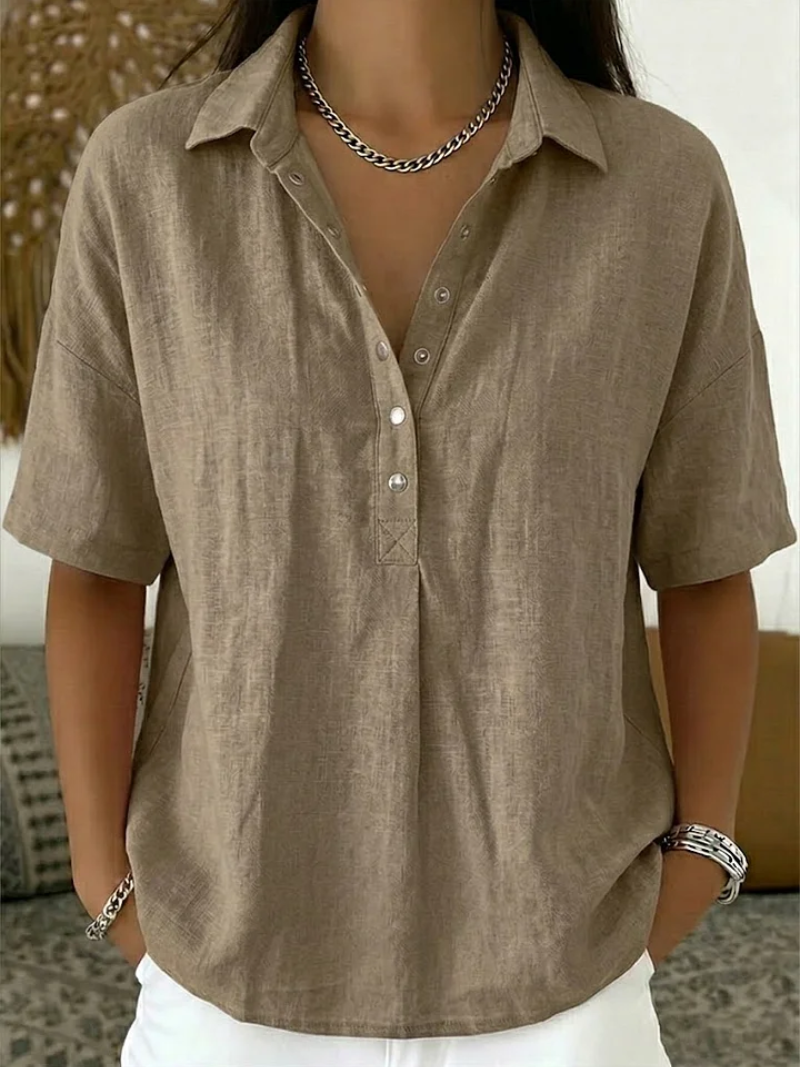 Willow | Blouse avec Col et Boutons