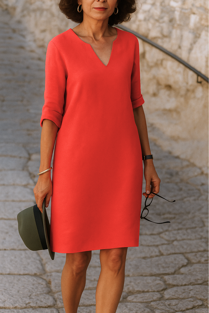 Pamela™ | Robe élégante à décolleté en V