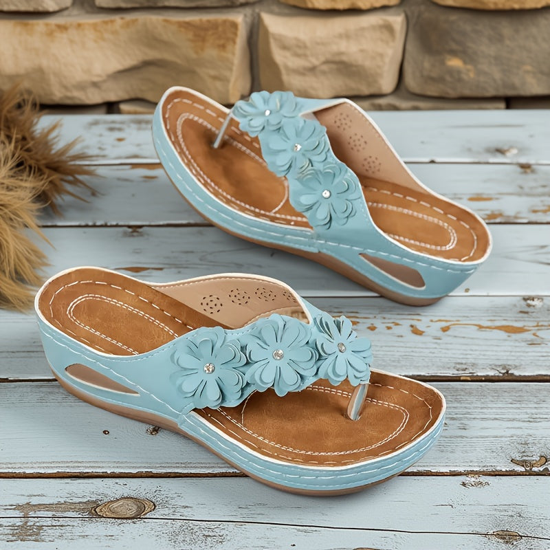 Sandales Florales Confortables