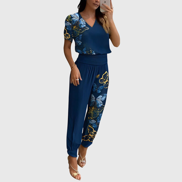 Jennifer | Ensemble élégant de blouse et pantalon