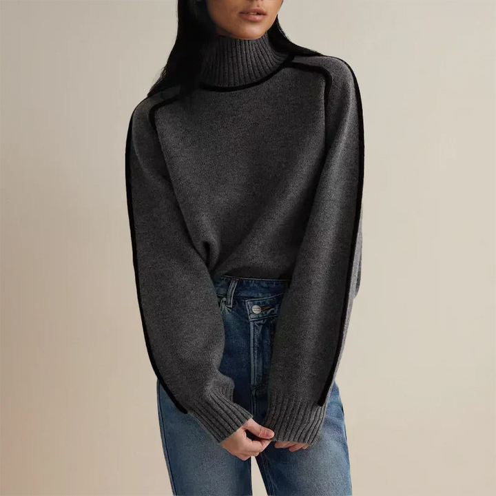 Amanda™ | Pull col roulé élégant avec une classe intemporelle